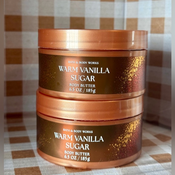 NEW B&BW(2)Warm Vanilla Sugar 24 hour moisture Body butter 6.5oz each - Picture 1 of 3